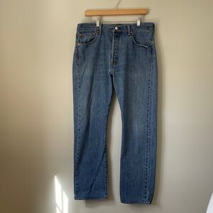 Levi's Men's Straight Fit stonewash Levi 501 35 x 32